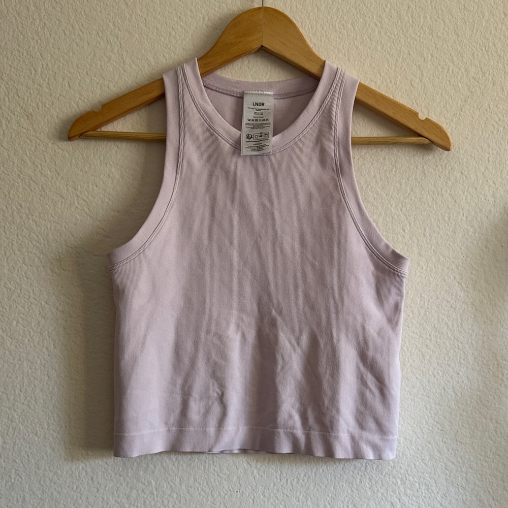 Lavender Sleeveless Muscle Tee